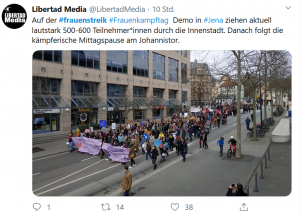 Libertad Media Frauen*streik Jena 2020